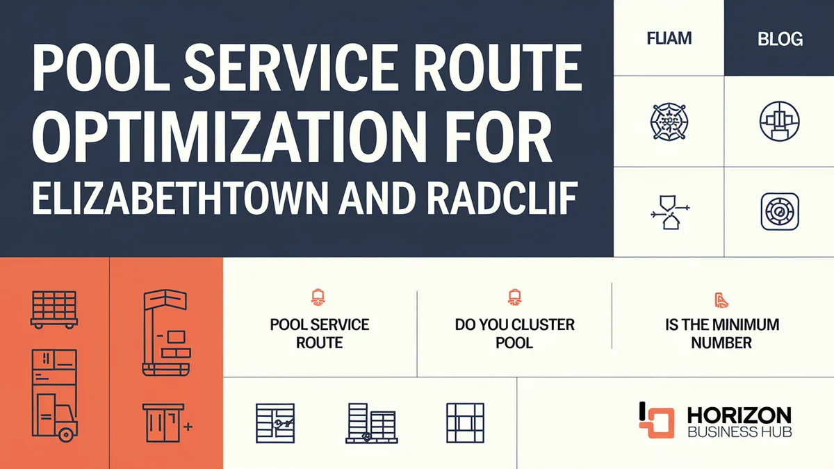 Pool Service Route Optimization for Elizabethtown and Radcliff Pool Companies