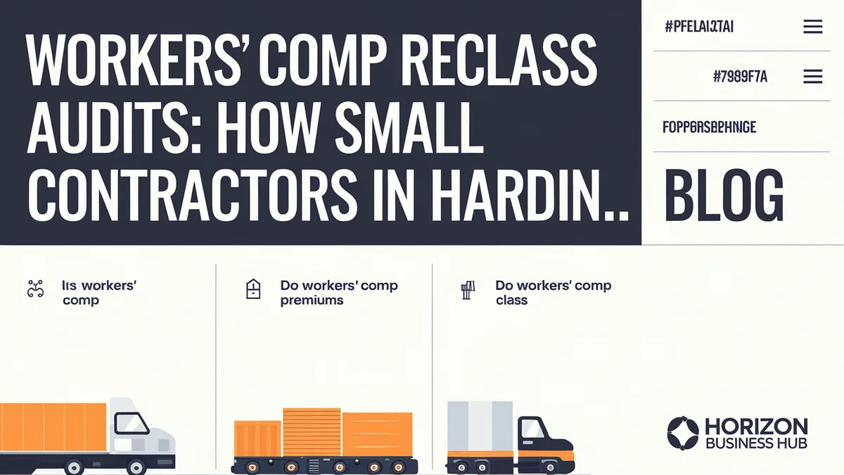 Workers' Comp Reclass Audits: How Small Contractors in Hardin County Prep