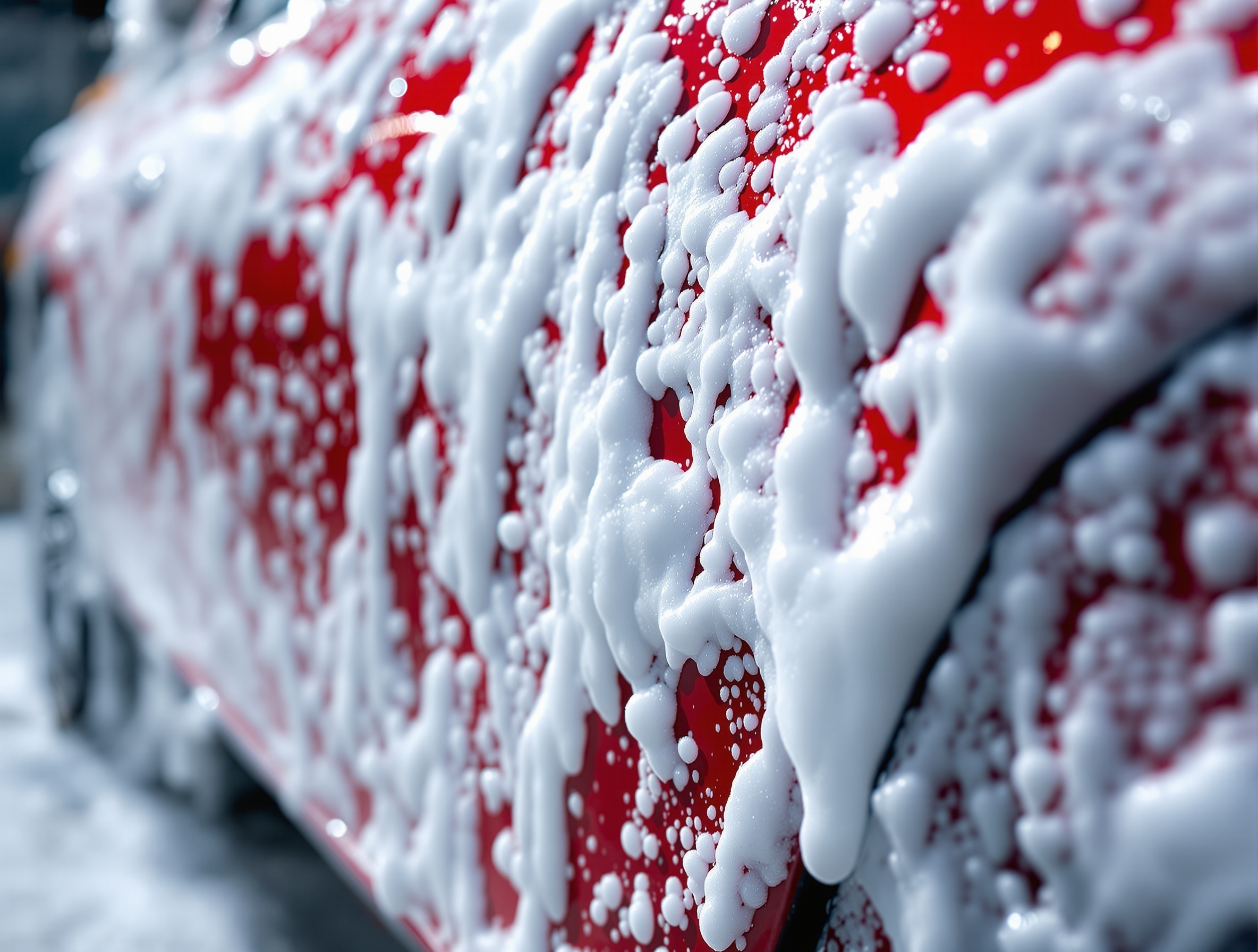Foam cannon exterior wash